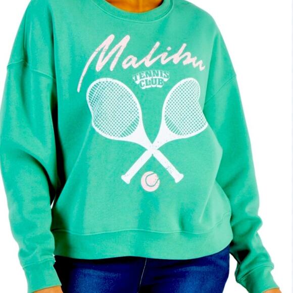 Grayson Threads Black label Malibu Tennis Club-Graphic Sweatshirt Sz XL - Picture 1 of 1